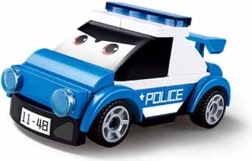 Sluban nakręcany policyjny samochodzik z oczami