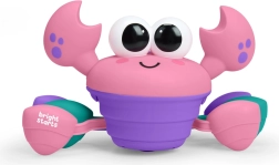 Bright Starts muzyczny i multisensoryczny raczkujący krab Rockin' Crawling Crab różowy