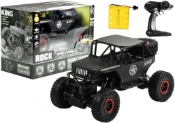 RC auto jeep 1:18 czarne