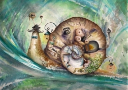 puzzle ślimak 1000 elementów