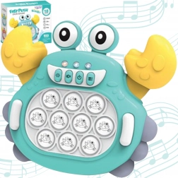 Woopie Pop It elektroniczna antystresowa gra Krab – zielona