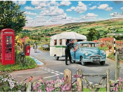 Puzzle Droga do kempingu 1000 elementów GIBSONS