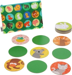 Pexeso z zwierzątkami i ich młodymi