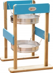 Drewniane podwójne sito do piasku CLASSIC WORLD EDU