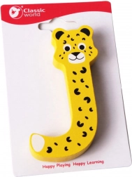 Classic World Drewniana litera J