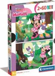 CLEMENTONI Puzzle Minnie 2x60 elementów