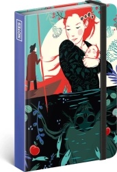 Notatnik w linie z autorskim designem Kateřiny Bažantovej 11 × 16 cm