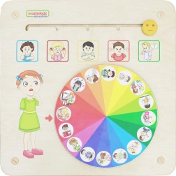 Masterkidz ścienna edukacyjna tablica emocje Montessori