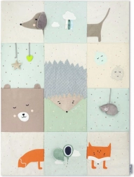 mata do zabawy momi volpi patchwork 120 × 160 cm