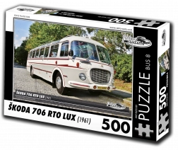 Puzzle Retro-auta Škoda 706 RTO LUX – autobus, 500 elementów