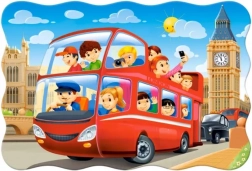 Castorland podłogowe MAXI puzzle londyński autobus 20 elementów