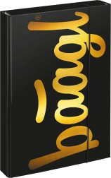 Teczki na zeszyty szkolne A4 Jumbo Gold