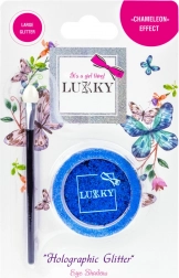 Lukky żelowe cienie do oczu z holograficznymi brokatami