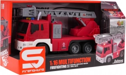 Wóz strażacki 1:16 z wodą, światłem i dźwiękiem