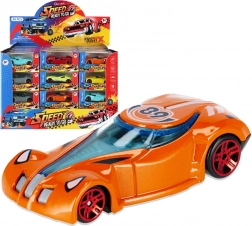 Metalowy samochodzik wyścigowy 8 cm