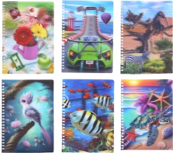 Notatnik spiralny A5, w kratkę liniowaną, 80 stron