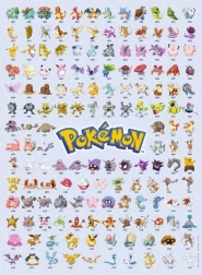 Puzzle pierwszych 151 Pokémonów 500 kawałków