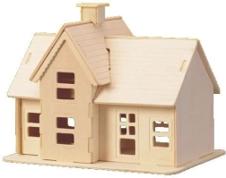 Drewniane puzzle 3D Koparka