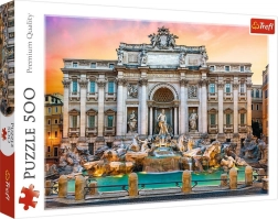Puzzle 500 elementów Fontanna di Trevi, Rzym Trefl