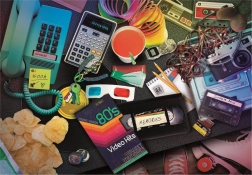 Puzzle 1000 szt. wysokiej jakości, Nostalgia lat 80.