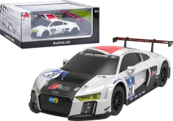 RC auto 1:24 sportowe AUDI R8 LMS, biało‑czarne