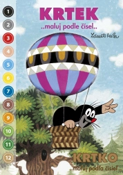 Kolorowanka A5 Krecik – maluj według liczb