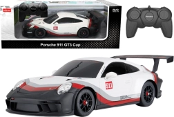 RC auto 1:18 RASTAR PORSCHE 911 GT3 biało‑szare