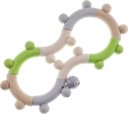 Hess drewniana motoryczna grzechotka w kształcie ósemki