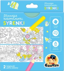 Długie kolorowanki – Morskie wróżki 4+