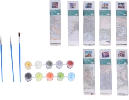 Kreatywny zestaw malowania po numerach – mix 30x40 cm