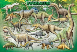 Puzzle Dinozaury 100 elementów
