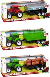 Traktor z przyczepą
