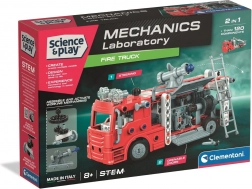 Laboratorium mechaniczne – wóz strażacki CLEMENTONI Science & Play