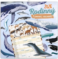 Rodzinny kalendarz planowania Animalium 2026