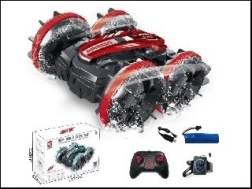 RC amfibijne auto sterowane gestami z 2 akumulatorami