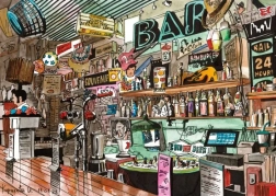 Puzzle magnolia bar 1000 elementów