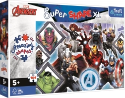 Puzzle 104 elementy XL Super Shape – Twoi ulubieni Avengers