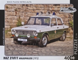 Puzzle RETRO-AUTA VAZ 21011 Volkspolizei 40 elementów
