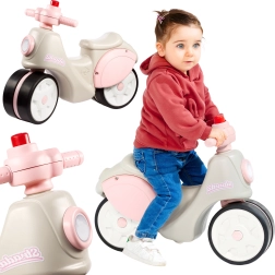 Dziecięcy jeździk FALK Strada Retro dla dziewczynek z cichymi kołami od 1 roku