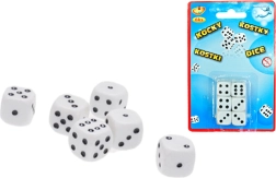 Kości do gry 16 mm – zestaw 6 szt.