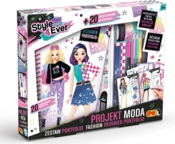 Projekt mody Portfolio Zestaw kreatywny