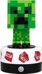 Minecraft nocna lampka Creeper z czujnikiem ruchu i dźwiękiem