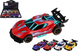 Metalowy samochodzik sportowy 14 cm na napęd typu pull-back