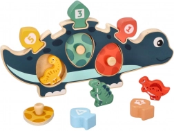 Drewniana układanka dla dzieci - Dinozaur