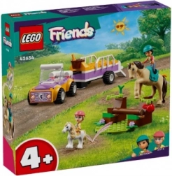 LEGO FRIENDS przyczepa dla konia i kucyka – zestaw 4+