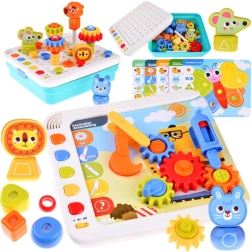 Interaktywny panel edukacyjny Montessori – emocje, liczby i kształty