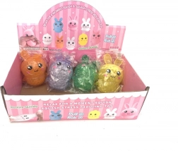 Żartobliwa ściskana zabawka królik antystresowa 10×7 cm