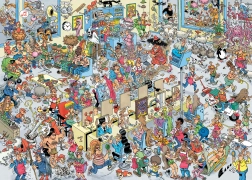 Puzzle U fryzjera 1000 elementów od Jana van Haasterena