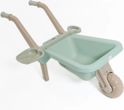 DOLONI dziecięca taczka z łopatką EKO zielona