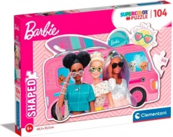 puzzle 104 elementów w kształcie barbie